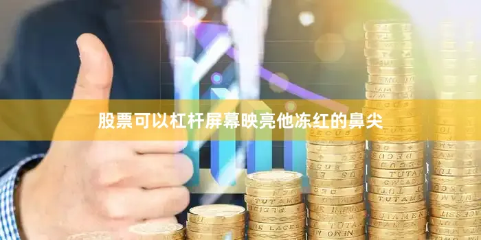 股票可以杠杆屏幕映亮他冻红的鼻尖